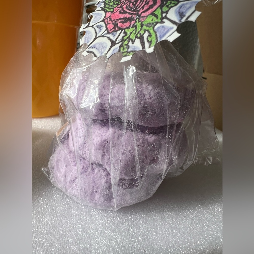 MIXED FIZZIES Cup!  LAVENDER BATH BOMBS EUCALYPTUS, TEATREE OIL SINK/BATH BOMB - Picture 5 of 12